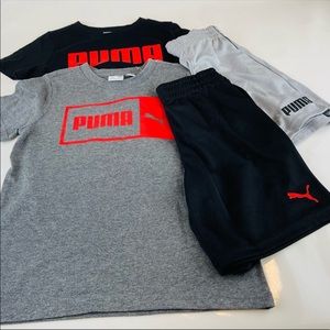 PUMA Boys' Youth 4-piece Set - BLACK (Select Size: XXS-XS)